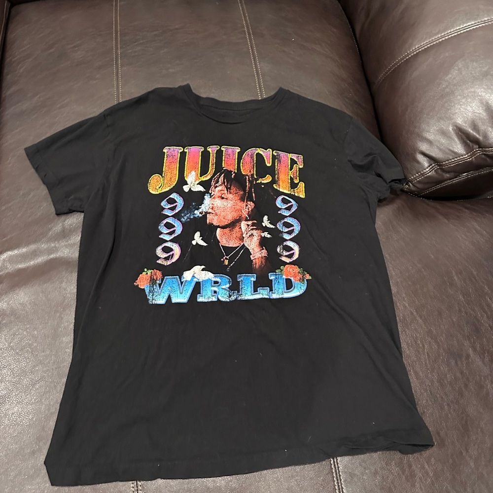 Juice Wrld Tribute Black T-shirt